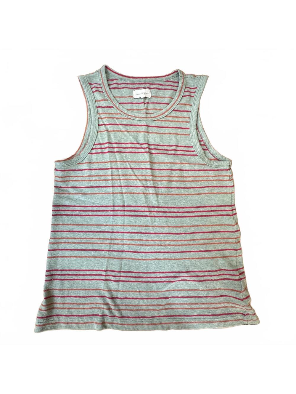 Thread & Supply Striped Sleeveless Tank Top Small Casual Summer